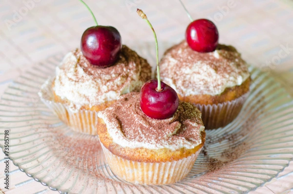 Obraz Cherry Muffins
