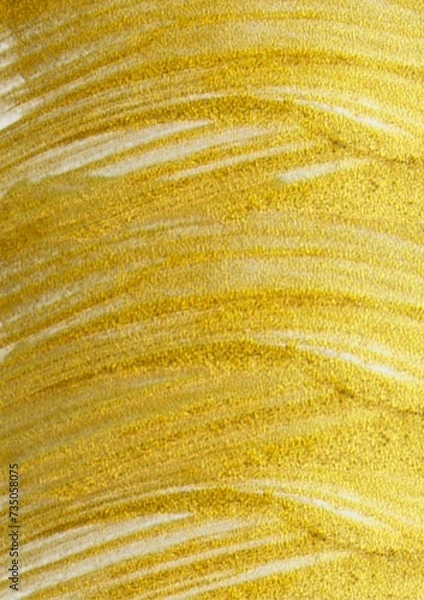 Obraz ゴールドペイントのカバー、素材