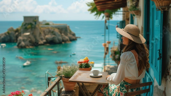 Obraz Lady in Sicily