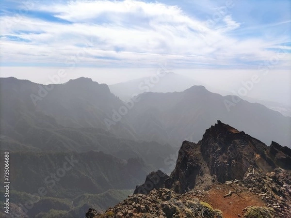 Obraz landscape with fog