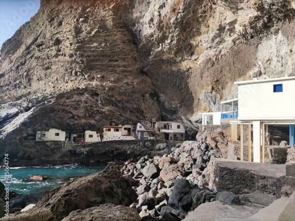 Obraz small village in cave