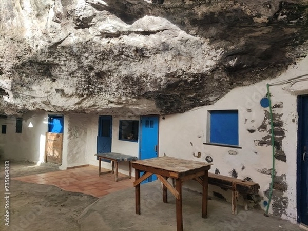 Obraz small village in cave