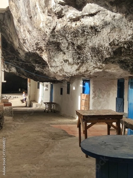 Obraz small village in cave