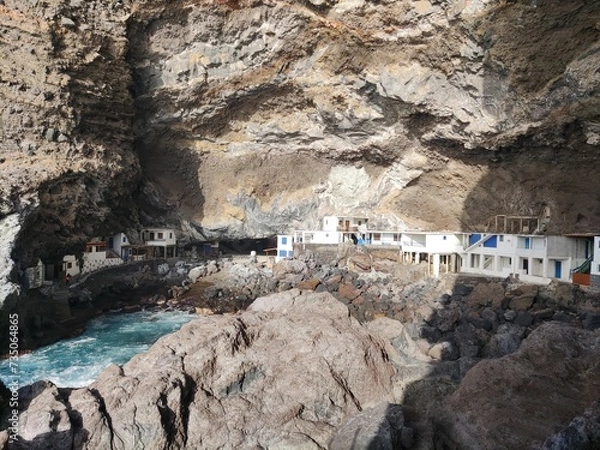 Obraz small village in cave