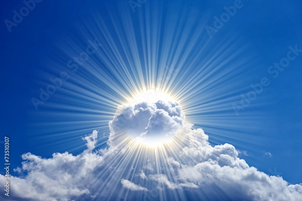 Obraz Strahlende Wolkenpracht