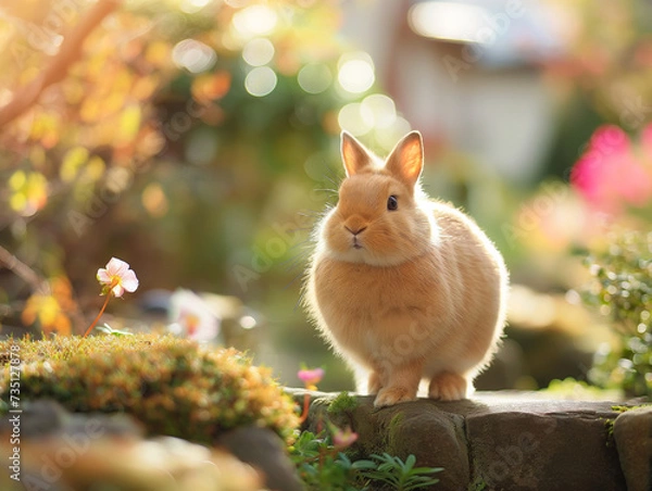 Obraz rabbit in the park