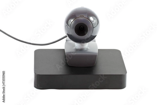 Fototapeta Webkamera mit Externer Festplatte