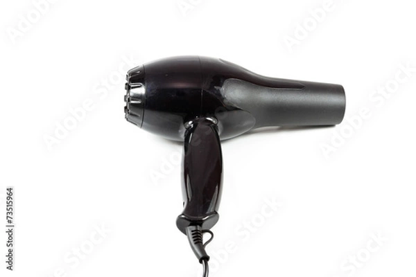Fototapeta Schwarzer Haarföhn