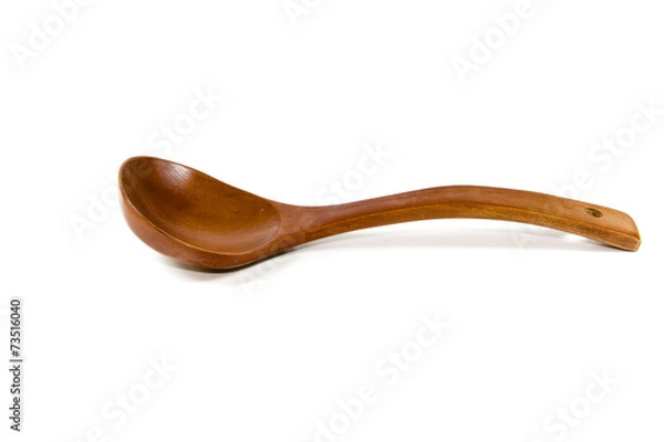 Obraz Brauner Holz Suppenlöffel