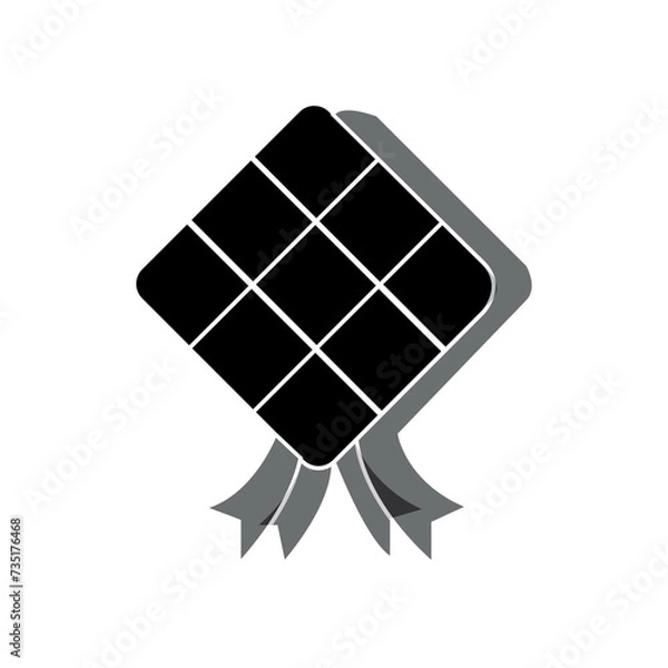 Obraz Black kite icon