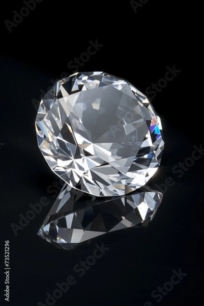 Fototapeta 黒背景の宝石イメージ