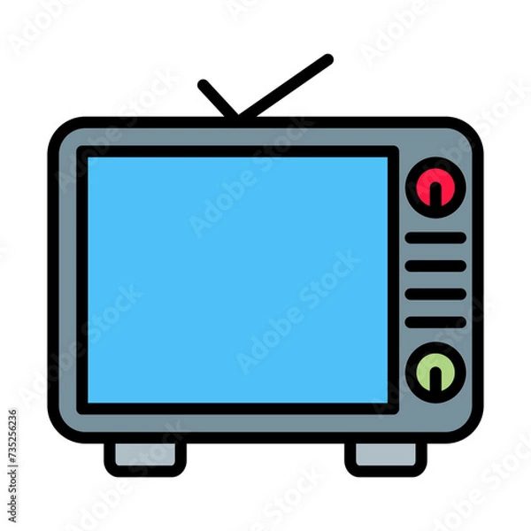 Fototapeta Television