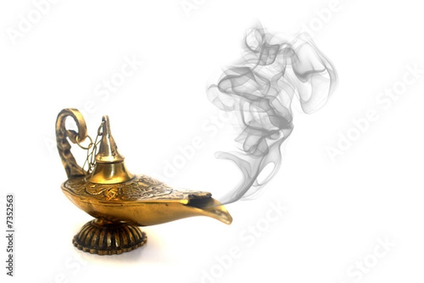 Obraz Palenie lampy dżinu