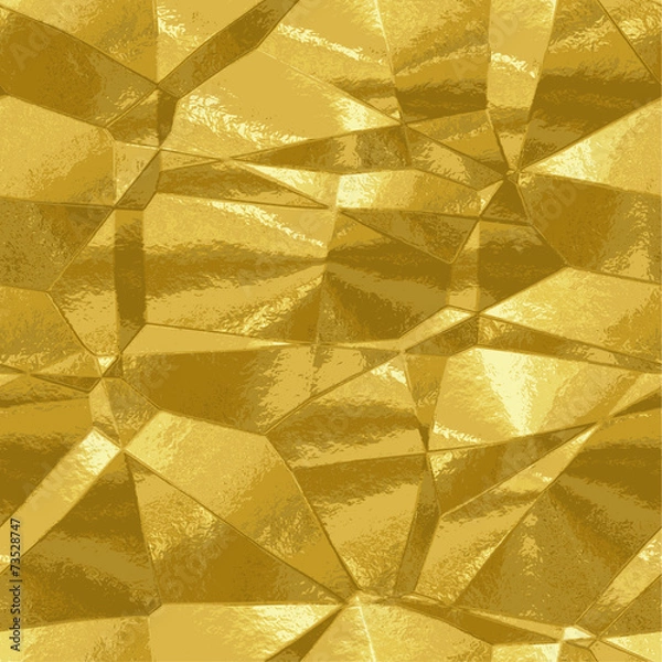 Fototapeta Abstract background gold texture resembling metal foil