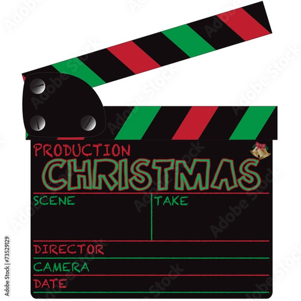 Obraz Christmas Clapper Board