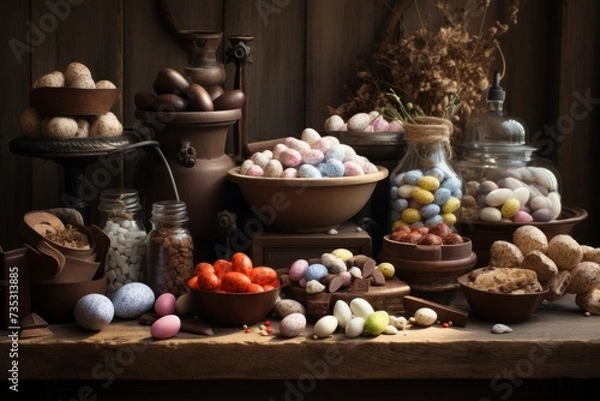 Fototapeta easter, candy, snickers