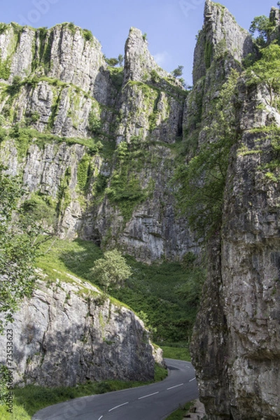 Fototapeta Cheddar Gorge Cliffs