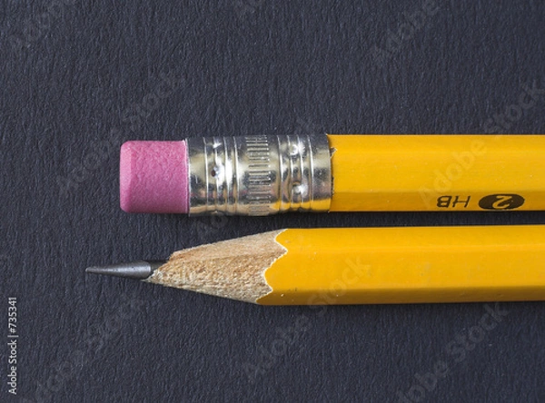 Obraz pencil and eraser