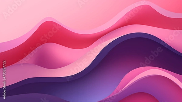 Fototapeta Pink Abstract Wave Background