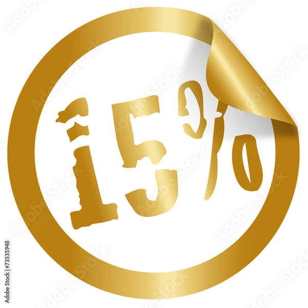 Obraz 15 percent christmas icon