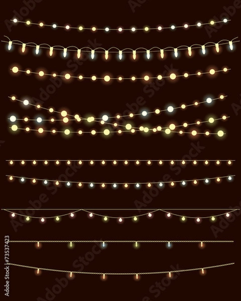Fototapeta oświetlenie świąteczne