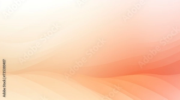 Fototapeta Retro Peach to Cream Gradient Background