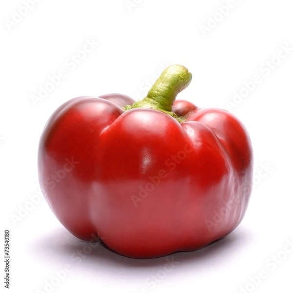 Obraz Red pepper isolated on white background