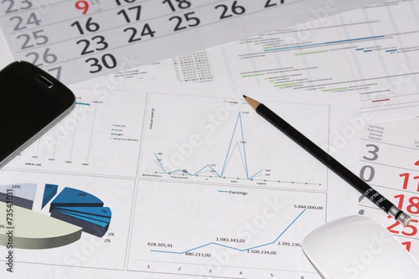 Obraz Business-Diagramm