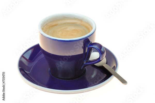 Obraz kaffeetasse mit löffel