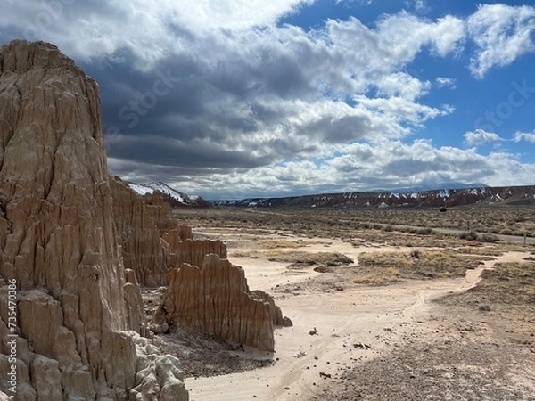 Fototapeta Gorge with Clouds