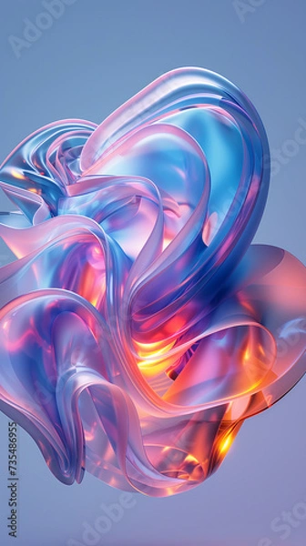 Fototapeta abstract background with waves