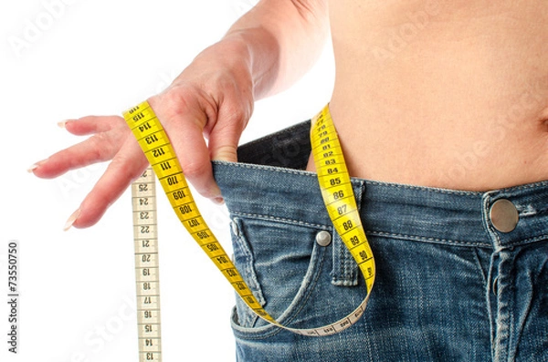 Fototapeta Concept of weight loss