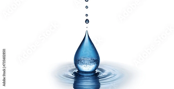 Obraz blue drop