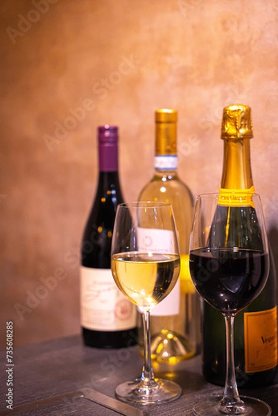 Fototapeta レストランのワイン