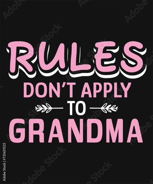 Obraz Rules Do not Apply to Grandma