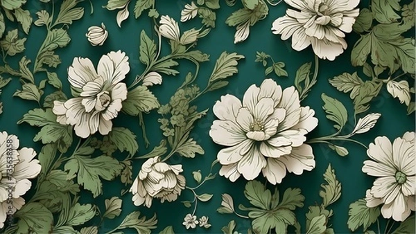 Obraz seamless floral pattern