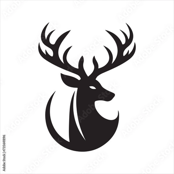 Obraz Deer Vector , Icon