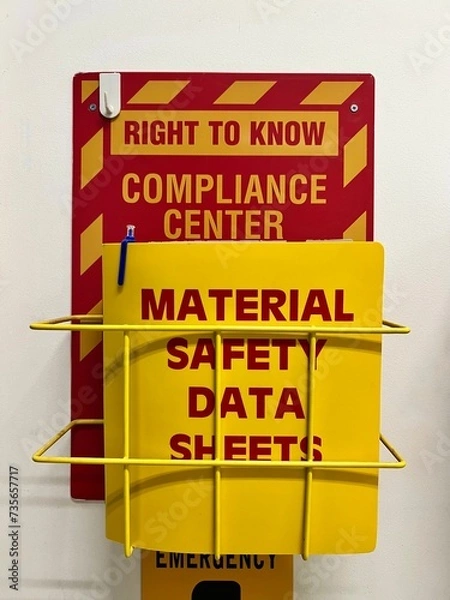 Obraz Compliance Center Material Safety Data Sheet Information