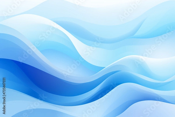 Fototapeta abstract blue wave background