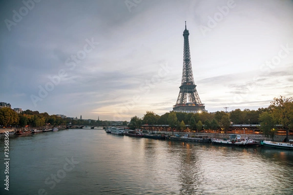 Obraz Paris cityscape with Eiffel tower