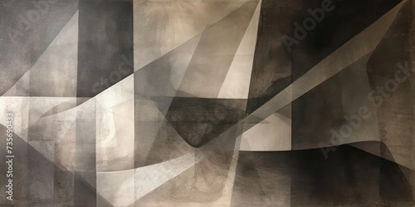 Fototapeta Vintage  charcoal painting circular style, with delicate hues blending in circular formations.