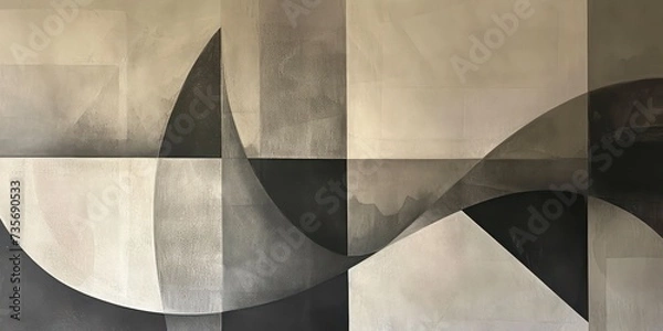 Fototapeta Vintage  charcoal painting circular style, with delicate hues blending in circular formations.