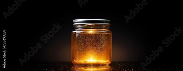 Fototapeta honey mockup