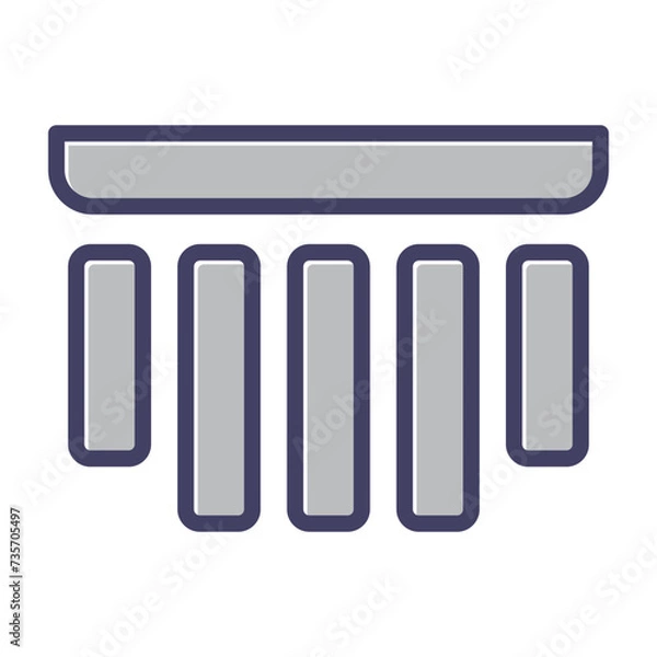 Fototapeta Align Vector Icon