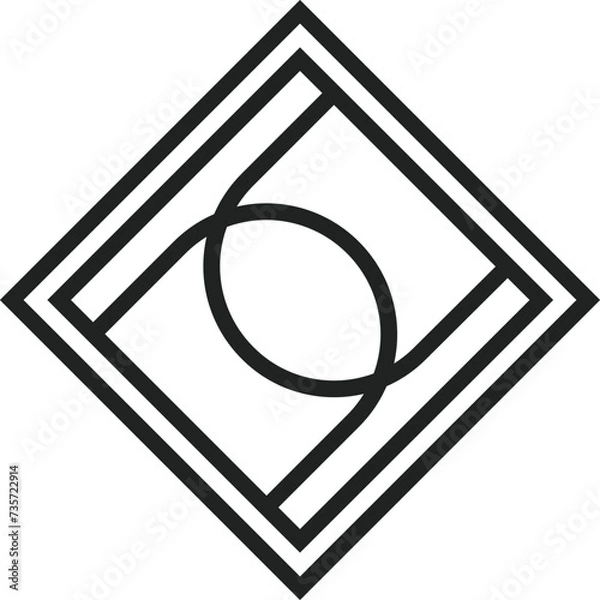 Fototapeta Abstract Flat Logo Vector Design