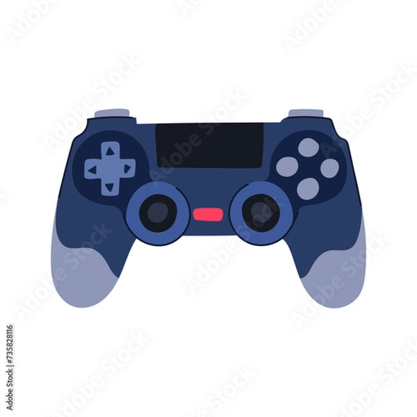 Obraz controller gamepad cartoon vector illustration