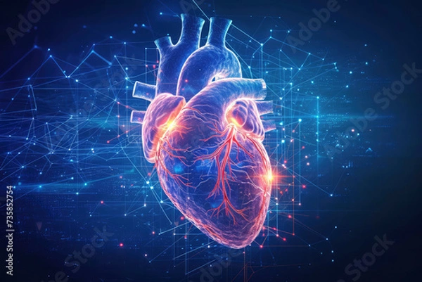 Fototapeta Such as echocardiogram, CT scans, or MRI to visualize the heart and blood vessels