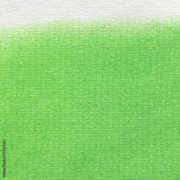 Fototapeta Fresh green background. Vivid green grass color. Abstract crayon texture. Pastel drawings on paper backdrop. Hand-drawn chalk pattern for print and web design.