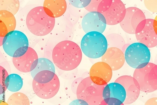 Obraz dotted patterns with pastel colors
