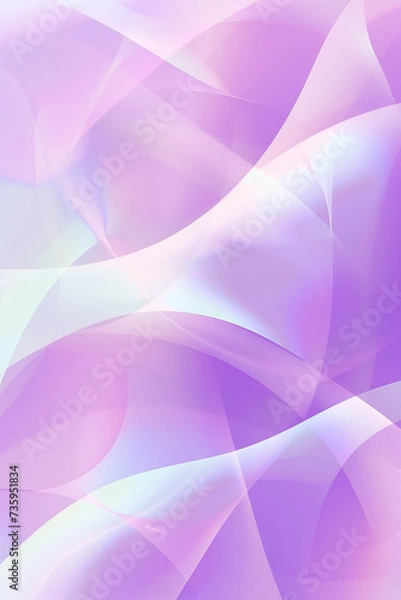 Fototapeta Modern Abstract Fluid Forms, Soft Pink Wavy Background